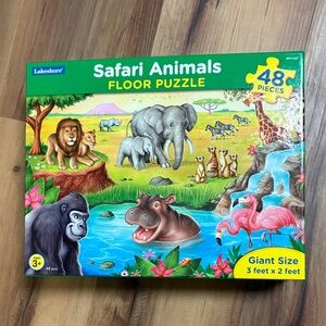 Lakeshore Safari Animals floor puzzle